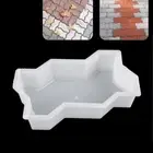 DIY Path Maker Concrete Molds Garden Pavement Mold Road Path Paving Brick Mo*d*