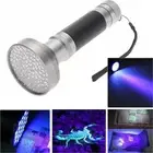 100 LED UV Flashlight Black Light Torch Outdoor Accessories Currency Detection