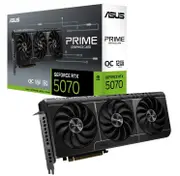 ASUS nVidia GeForce PRIME-RTX5070-O12G RTX5070,HDMI*1,DP*3,12G,D7 The Prime RTX 5070 features a 2.5 slot design with a carefully arranged layout PRIME-RTX5070-O12G