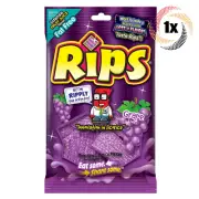 1x Bag Rips Grape Flavored Bite Size Licorice Pieces Fat Free Candy | 4oz