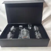 Smith Creek Moonshine 7 Piece Decanter Set New In Display Box Incl. Shot Glass