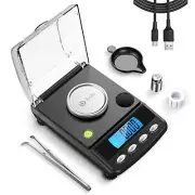 Precision Digital Jewelry Scale USB Powered Weighing LCD Lab Balance 0.001g
