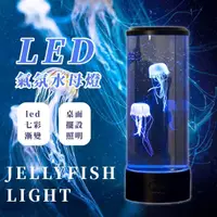 在飛比找momo購物網優惠-【氛圍大師】LED氣氛水母燈(USB 床頭燈 小夜燈 氣氛燈