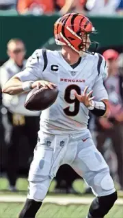 Classic Sports Prints - Joe Burrow - Bengals - Ready2Hang - HUGE canvas print