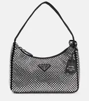 [Prada] Prada Embellished satin bag One Size metallic