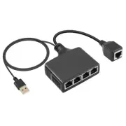 1 to 4 Gigabit Ethernet Splitter RJ45 Splitter Network Cable Splitter4514