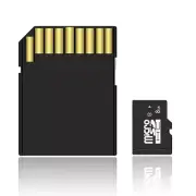 High Quality 8GB MicroSD SDHC Micro SD TF Memory Card with SD Adapter USA Seller