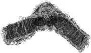 LRXIYODE Cosplay Wig Lawyer Hairpiece Curly Gray Wig Decoration Cosplay Accessory Stage Performance Prop Cosplay Lawyer Wig Braided Gray Curly Wig for Men and Women