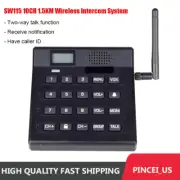 SW115 10CH 1.5KM Wireless Intercom Long Range System for Offices Indoor Uses