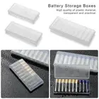 Organizer Container Battery Organizer Holder Case Storager Box For AAA/AA/18650