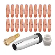 Revamp Your Welding Torch with 23PCS MB 24KD MIG/MAG Nozzle and Tip Kit