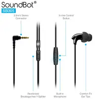 在飛比找Yahoo!奇摩拍賣優惠-美國聲霸SoundBot SB305 運動防汗後掛式耳機 超