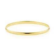 9ct Yellow Gold 68x5mm Solid Bangle