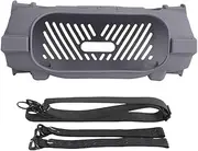 XBERSTAR Silicone Case Cover for JBL Charge 6 Speaker Protective Case Travel Carrying Cover with Shoulder Strap (Gray)