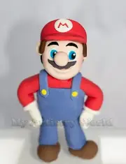 Edible 3D fondant/gum paste Mario cake topper. Mario figurine for a cake.