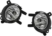 2 PCS Compatible For BMW F20 F21 F22 F23 F45 F46 F30 F31 F34 F35 LED Angel Eye Fog Lamps Front Bumper Halogen Headlight Driving Light 12V(Halogen)