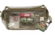 Clear Rough Enough Travel Toiletry Bag With Zipper & Handle TSA Approved NEW