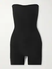 [SKIMS] SKIMS - Everyday Sculpt Shortie Bodysuit - Onyx - Black - M M Black
