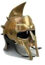 GLADIATOR HELMET MEDIEVAL KNIGHT ROMAN GREEK SPARTAN ARMOR Movie REPLICA