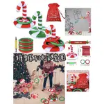 聖誕節套圈 聖誕充氣套圈（紅+綠糖果附8個套圈）  聖誕充氣 聖誕活動 聖誕佈置 聖誕糖果裝飾 聖誕佈置