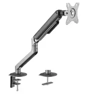 INFINITY Grey Single Monitor Economical Spring-Assisted Monitor Arm support 17”-32”, up to 9kg - INF751-C012