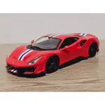 1:24 BBURAGO FERRARI 488 PISTA 拉利授權模型車