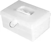 TOGEVAL Sturdy Plastic Mahjong Box Storage Box for Mahjong Large Capacity Easy to Carry