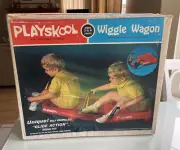 PLAYSKOOL Wiggle Wagon Scooter 1972 Sealed NIB Milton Bradley Vintage Toy Bike