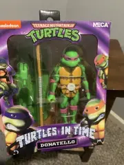 NECA- TMNT- TURTLES IN TIME DONATELLO FIGURE. NIB