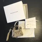New Vintage Mini Micro Balenciaga City Satchel Bag Collector Keychain Keyring