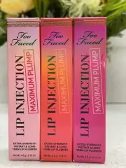 Too Faced Lip Injection Maximum Plump Extra Strength Hydrating (U Pick) NIB 4 g
