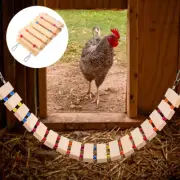 Chicken Coop Toys Baby Perch Rooster Poultry Ladder Swing Bird Stand