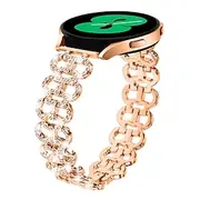 Watch Band for Samsung Galaxy Watch 7/6/5/4 40/44mm, Galaxy Watch 5 Pro 45mm, Galaxy Watch 4/6 Classic 42/46/43/47mm, Watch 3, Active 2, Gear S2 Stainless Stee