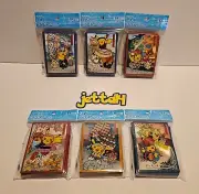 Festival Pikachu Pokémon Center Japan Deck Sleeves FULL SET OF 6 New US SELLER!