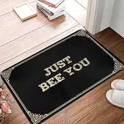 Dsoluuing Funny Kitchen Decor Just Bee You Doormat Welcome Home Door Mat Fall Welcome Mats Outdoor (Color : Colour, Size : 65X90CM)