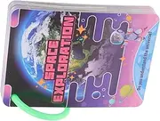 Kisangel 34pcs Space Planet Flash Cards for Educational Learning Cards for Cognitive Development and Interactive Parent Activities Enhancing Memory and Knowledge of Outer Space