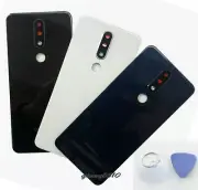 Battery Back Cover Glass With Camera Lens For Nokia 5.1plus X5/ 6.1plus X6 / 7.1