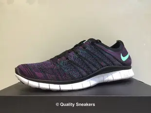 現貨 - Nike Free Flyknit 5.0 NSW 珊瑚 黑紫綠 漸層 編織 599459-003