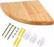 Unique Fan Shape Floating Shelves for Wall Corner Floating Shelves Multifunctional Storage Shelf Decorative for Home