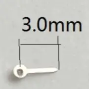 3pcs 3.0mm Silver Typical Watch Small Second Hands for Miyota JS15 Quartz Moveme