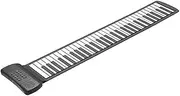 VICASKY Roll- Piano White Keyboard Boys and Girls Piano Portable Electronic Keyboard
