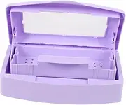 Generic Nail Art Box Bowl Hand Gel Nail Polish Manicure Supply Press Nails Nail Drill Kit Manicure Kit Brushes Nail Art Manicure Nail Buffing Block Plastic Purple