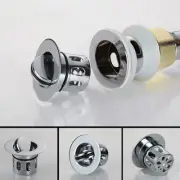 Bathroom Sink Raise Up Drainer with Basket Drain Stopper Stainless Steel