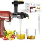 Masticating Juicer with Two Cups for Kitchenaid Mixer Attachments for All Kit...