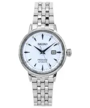 Seiko Presage Cocktail Time Skydiving Diamond Accents SRE007J1 50M Ladies Watch