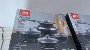 non-stick cookware set 10 piece