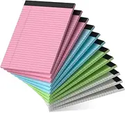 DORFAS 12 Pack Legal Pads 8.5 x 11 Legal Pads 8.5 x 11 College Ruled Notepads Colored Note Pads 8.5 x 11 Perforated Legal Notepads 80GSM Legal Pad 30 Sheets Writing Pads for School, College, Office