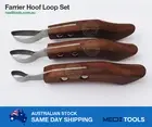 Farrier Loop Knives, Symmetrical, Frog, Trimming, Laminae, Hoof Wall Resection
