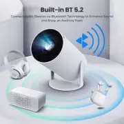 4K Mini LED Projector 10000 Lumen 5G WiFi Bluetooth Android HDMI Home Theater AU