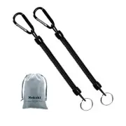 Coil Springs Keychain Cellphone Snap Hook Holder Retractable Coil Cord Key Ch...
